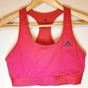 Adidas Alpha Skin Pink Sports Bra